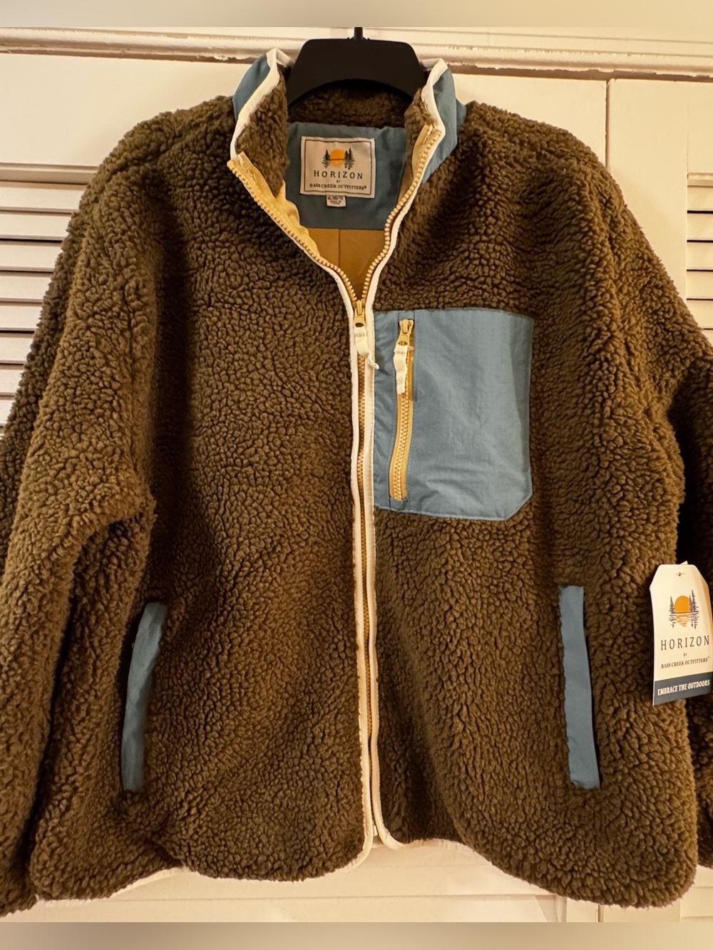 Horizon by Bass Creek Outfitters XL Men’s Zip Fleece Jacket NWT